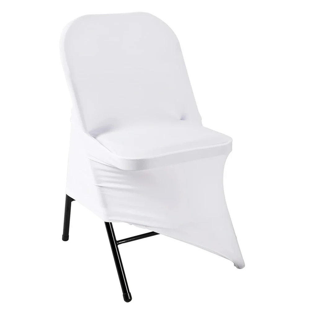 White Spandex Chair Covers Set of 10 Stretch Banquet‎ Event Decor